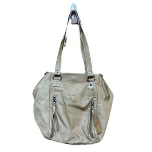 Regina Shoulder‎ Bag Tan Leather Made In Italy Boho Y2K EUC